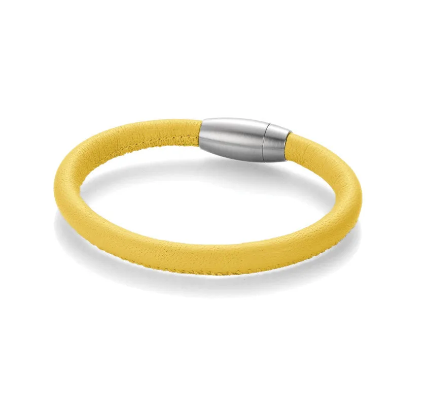 026.1000.F11 TeNo Yellow Leather Bracelet