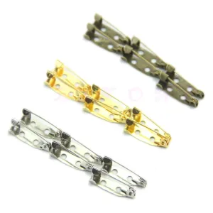 100pcs/lot 20mm DIY Safety Pins Brooch Jewelry Accessory