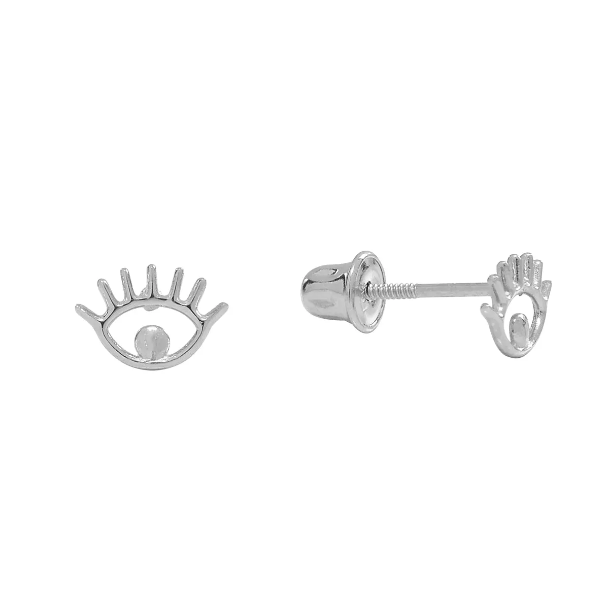 10k Solid Gold Eye Studs