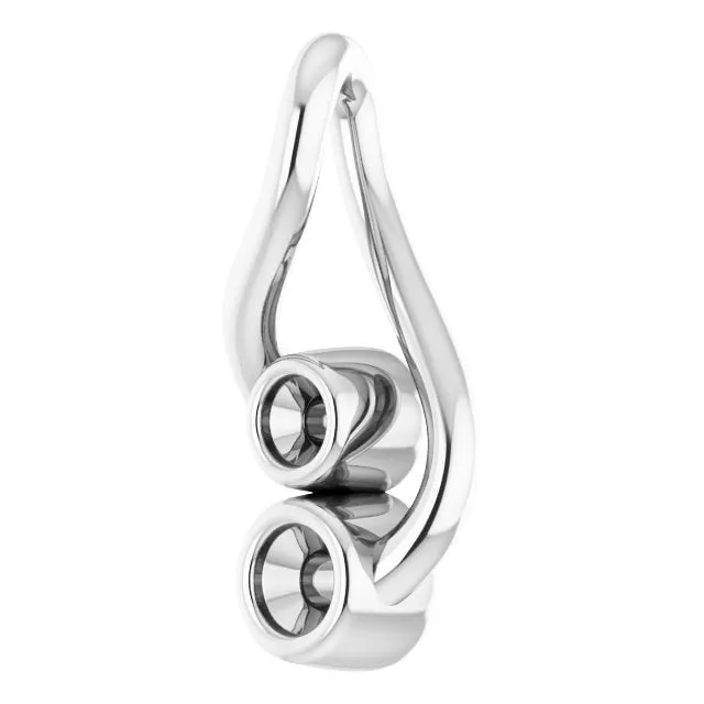 14K White Gold Hold You Forever® Pendant Mounting