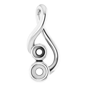 14K White Gold Hold You Forever® Pendant Mounting