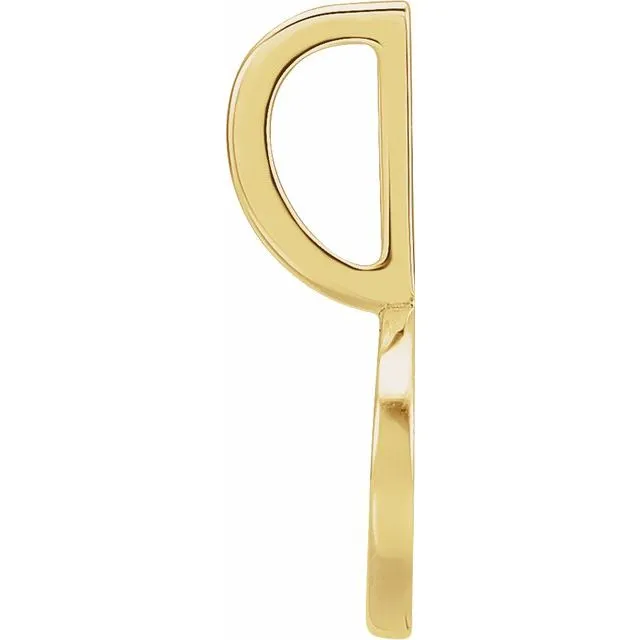 14K Yellow Gold 13.5x12 mm "Nana" Charm/Pendant