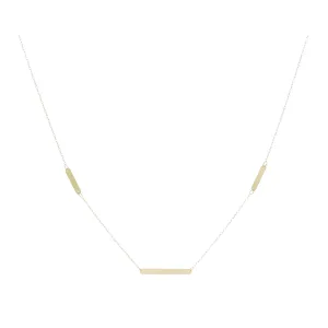 14KT Yellow Gold Multi-Bar Necklace