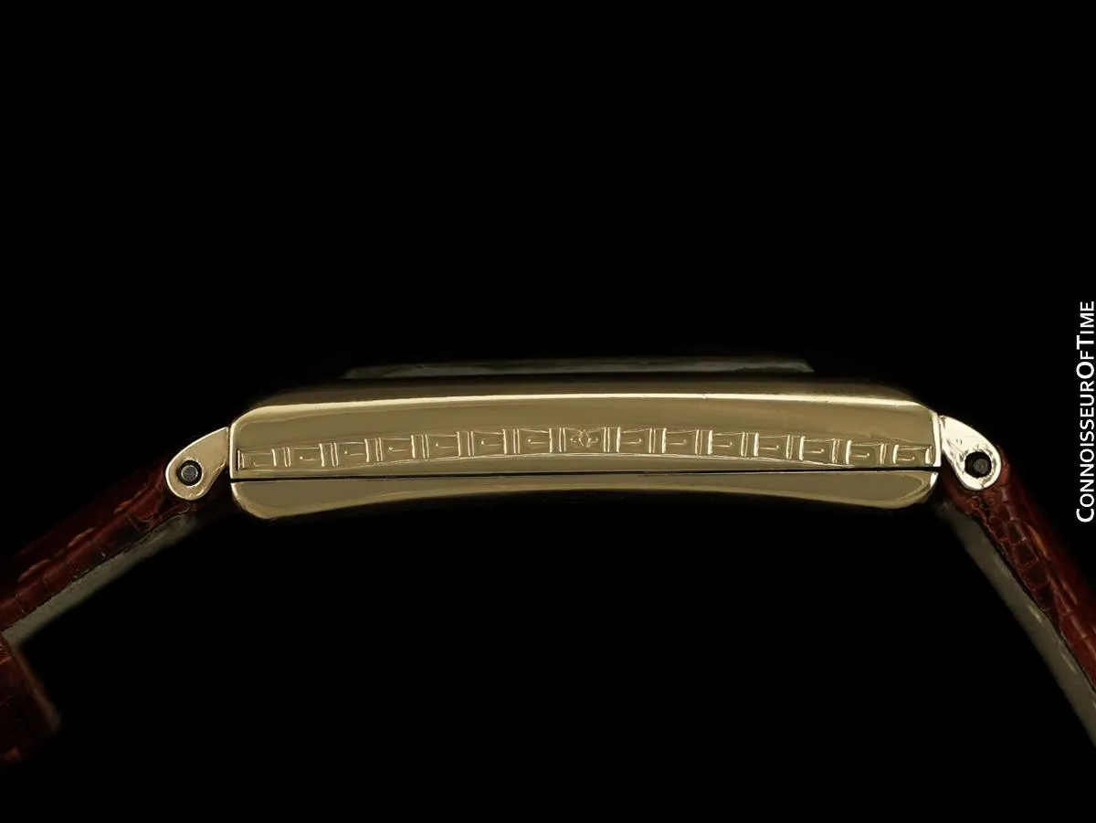 1930 Gruen Vintage Techni - Quadron / Rolex Prince Watch, 14K Gold-Filled - Doctor's Watch