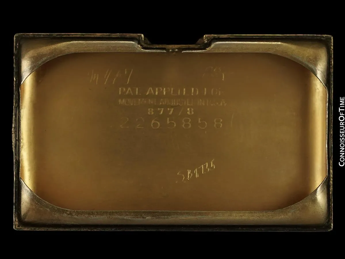 1930 Gruen Vintage Techni - Quadron / Rolex Prince Watch, 14K Gold-Filled - Doctor's Watch