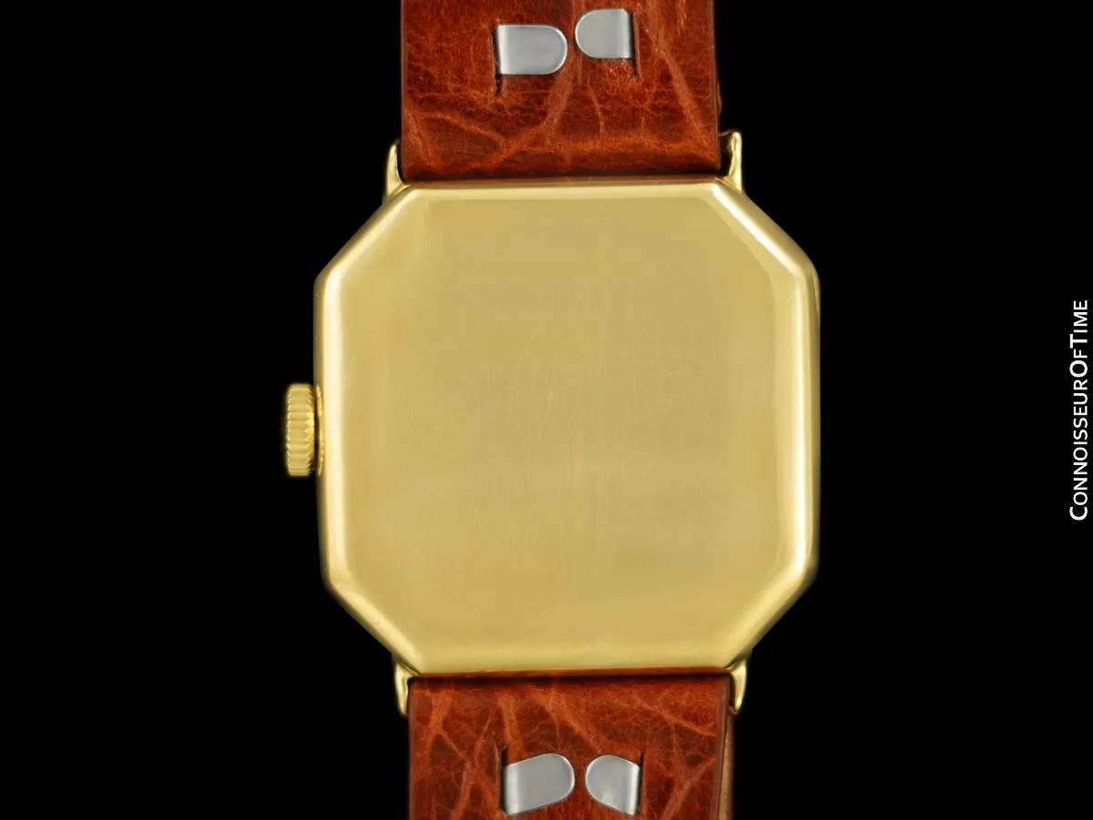 1938 Tiffany & Co. by IWC Vintage Watch with Cresarrow Case - 18K Gold
