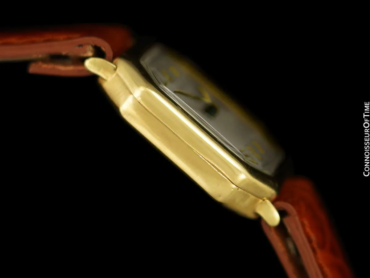 1938 Tiffany & Co. by IWC Vintage Watch with Cresarrow Case - 18K Gold