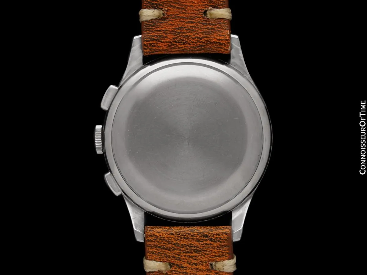 1940's Gallet Multichron Vintage Mens Full Size Chronograph - Stainless Steel