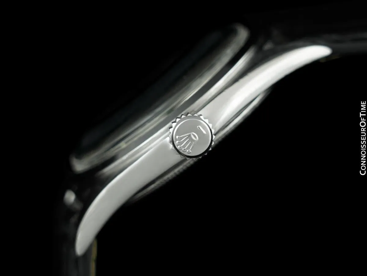 1947 Rolex Oyster Large Rare Model with Sector Dial Vintage Mens Watch - Stainless Steel