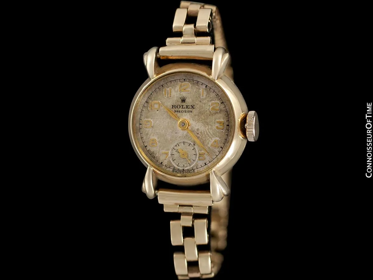 1947 Rolex Vintage Ladies Dress Watch - 18K Gold