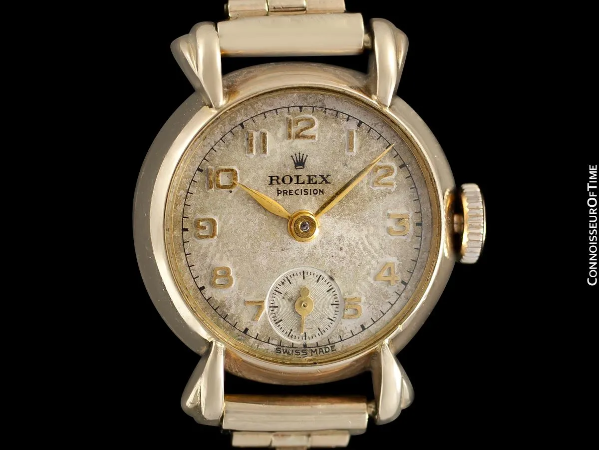 1947 Rolex Vintage Ladies Dress Watch - 18K Gold