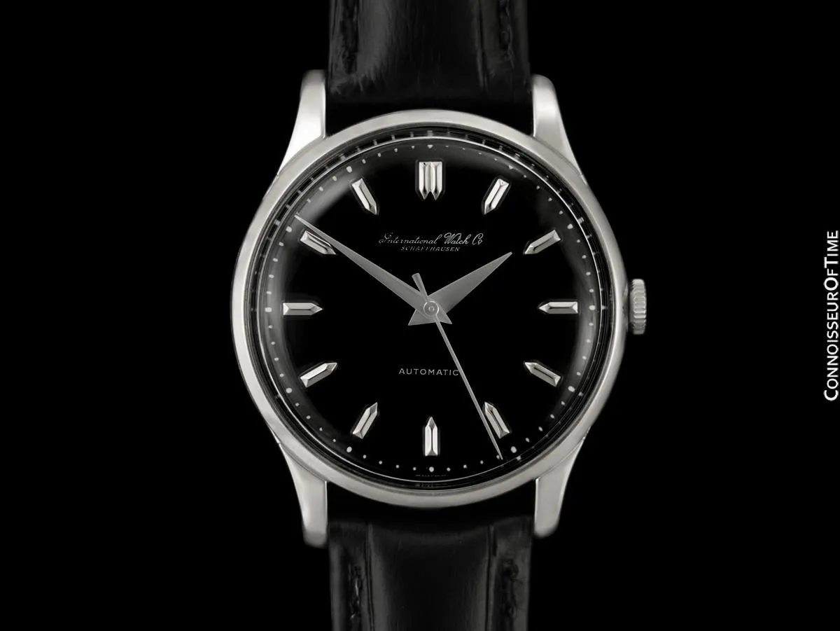 1957 IWC Vintage Mens Full Size Watch, Cal. 852 Automatic - Stainless Steel