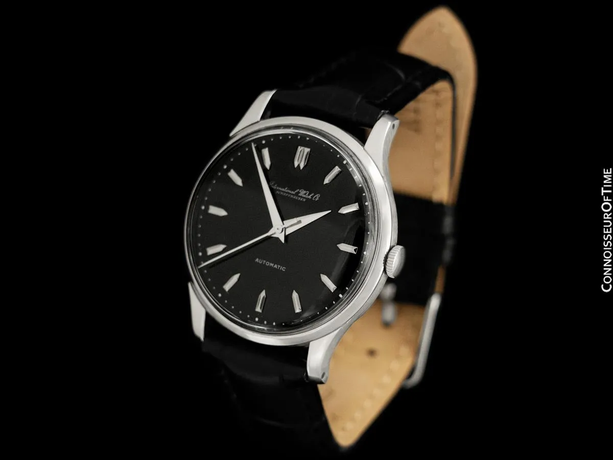1957 IWC Vintage Mens Full Size Watch, Cal. 852 Automatic - Stainless Steel