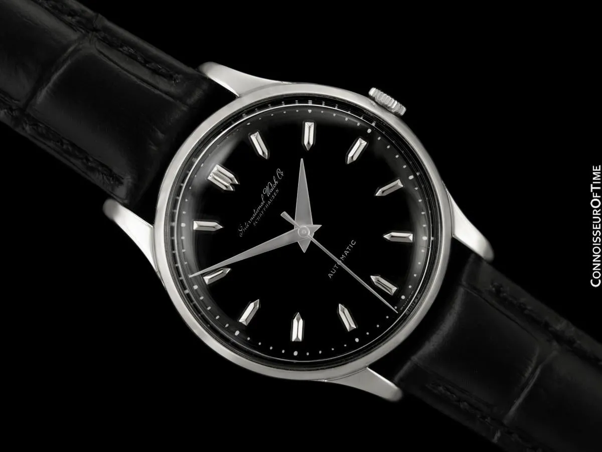 1957 IWC Vintage Mens Full Size Watch, Cal. 852 Automatic - Stainless Steel