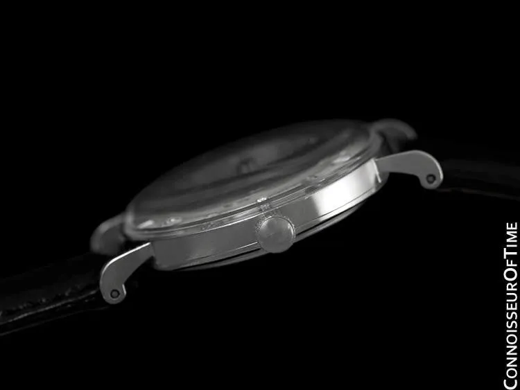 1957 Jaeger-LeCoultre / Vacheron & Constantin Vintage Galaxy Mystery Dial - 14K White Gold & Diamonds