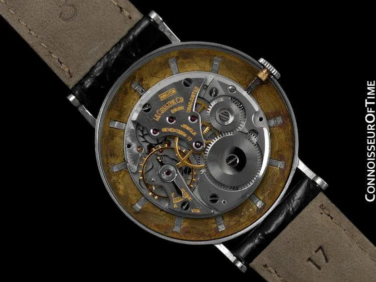 1957 Jaeger-LeCoultre / Vacheron & Constantin Vintage Galaxy Mystery Dial - 14K White Gold & Diamonds