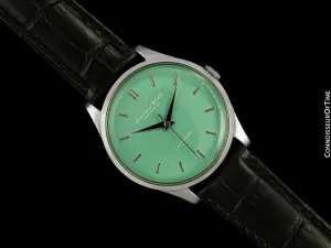 1959 IWC Vintage Mens Watch, Cal. 853 Automatic with Tiffany Blue Dial - Stainless Steel