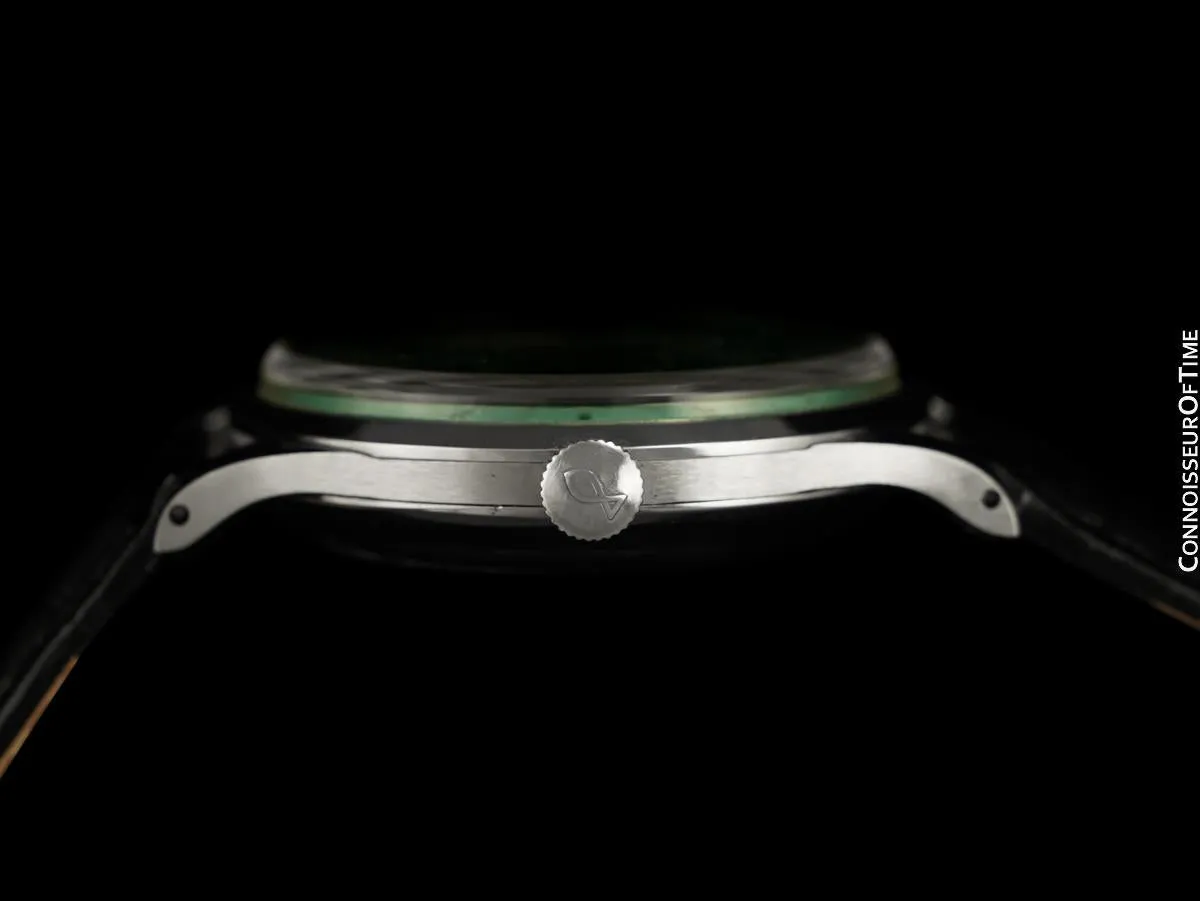 1959 IWC Vintage Mens Watch, Cal. 853 Automatic with Tiffany Blue Dial - Stainless Steel