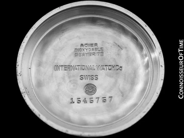 1960 IWC Vintage Mens Watch, Cal. 853 Automatic - Stainless Steel
