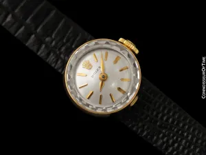 1960's Rolex Chameleon Vintage Ladies Watch with Interchangeable Bands - 18K Gold