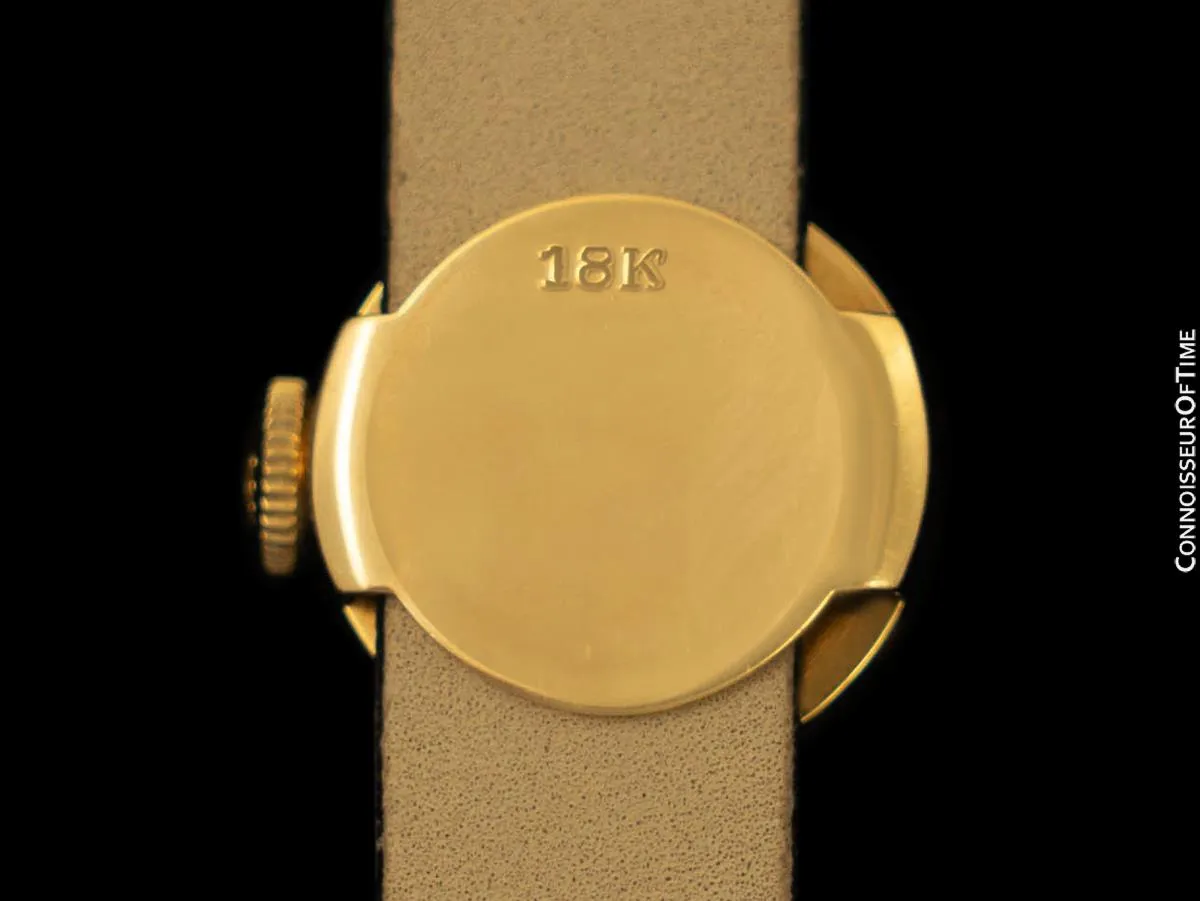 1960's Rolex Chameleon Vintage Ladies Watch with Interchangeable Bands - 18K Gold