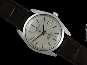 1960's Ulysse Nardin Vintage Mens Large 36,000 BPH Watch, Stainless Steel - Officially Certified Chronometer