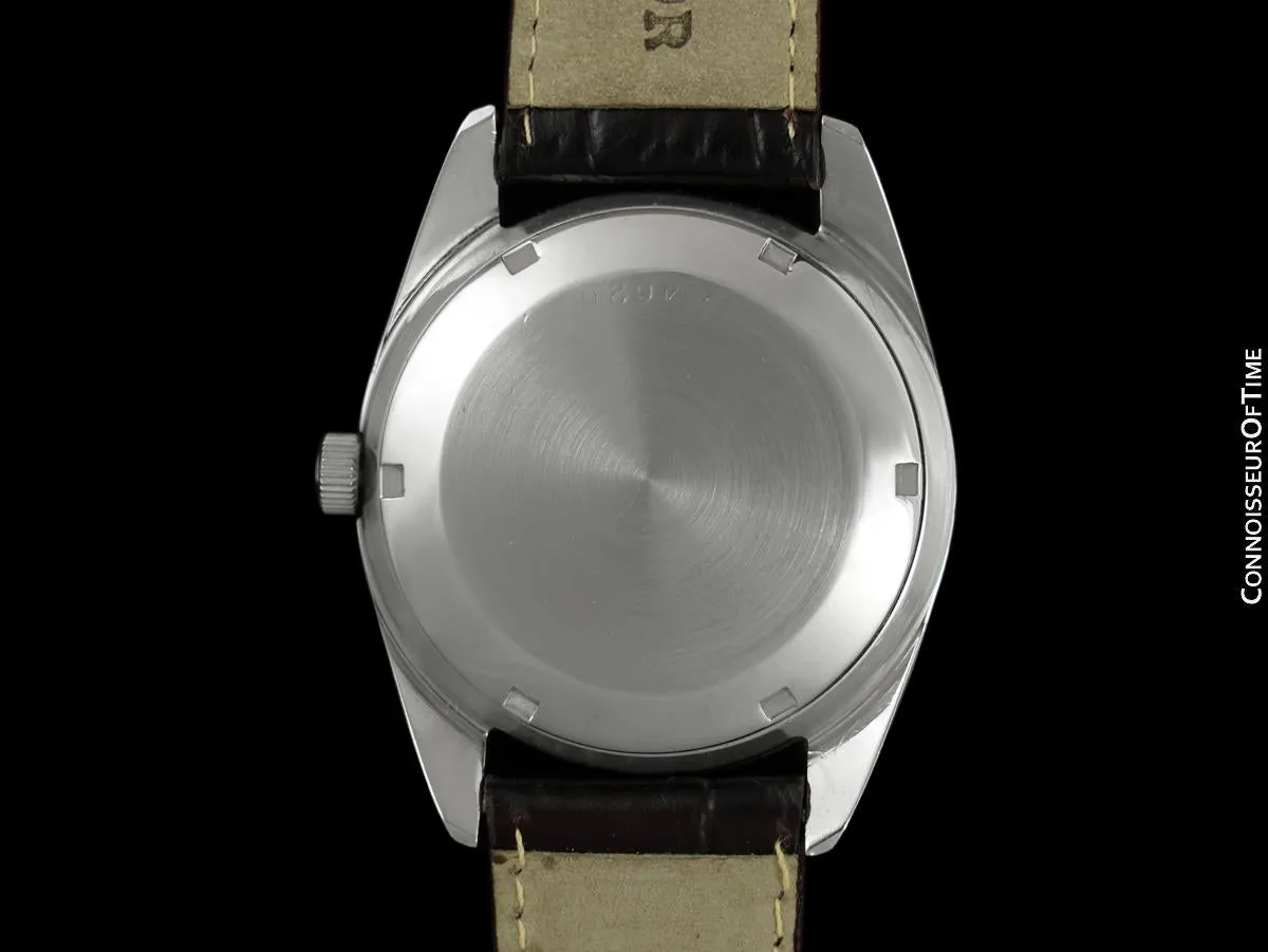 1960's Ulysse Nardin Vintage Mens Large 36,000 BPH Watch, Stainless Steel - Officially Certified Chronometer