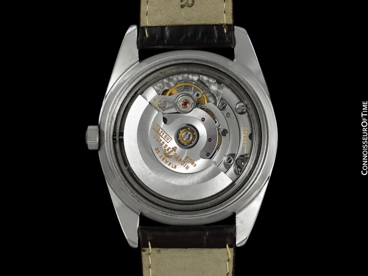 1960's Ulysse Nardin Vintage Mens Large 36,000 BPH Watch, Stainless Steel - Officially Certified Chronometer