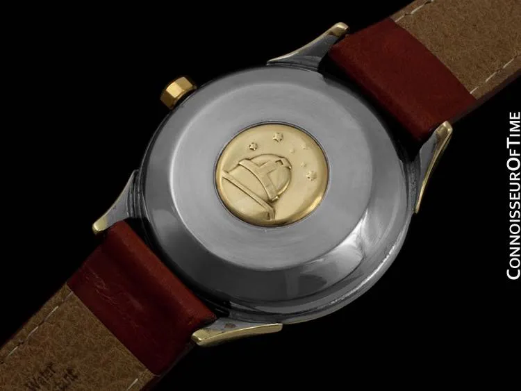 1961 Omega Constellation Vintage Mens Watch, Automatic - 14K Gold & Stainless Steel