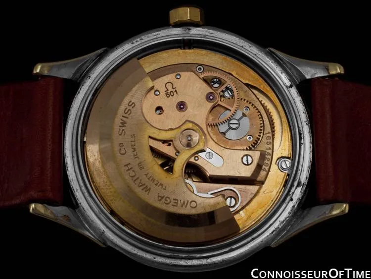 1961 Omega Constellation Vintage Mens Watch, Automatic - 14K Gold & Stainless Steel