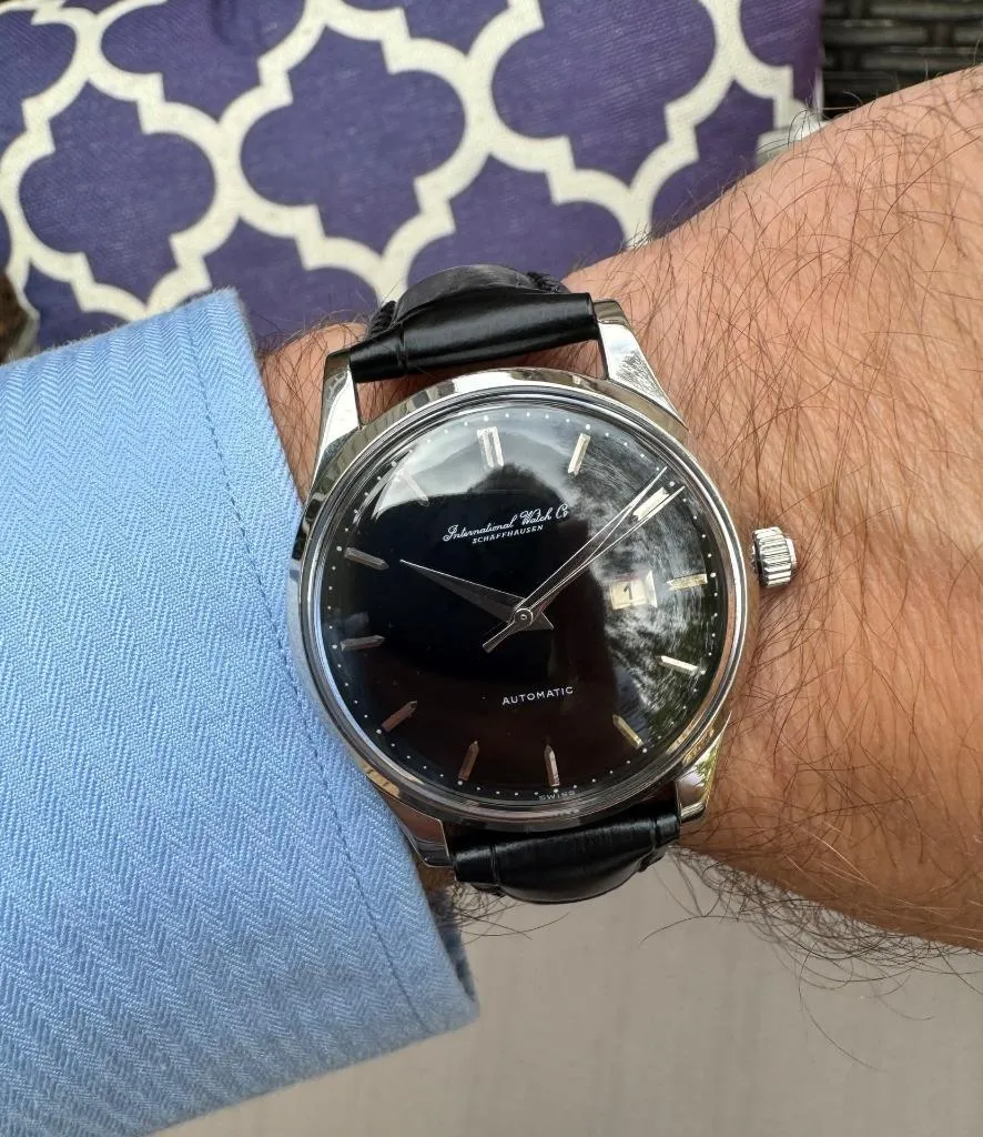 1963 IWC Vintage Mens Fulls Size Watch, Cal. 8531 Automatic with Date - Stainless Steel