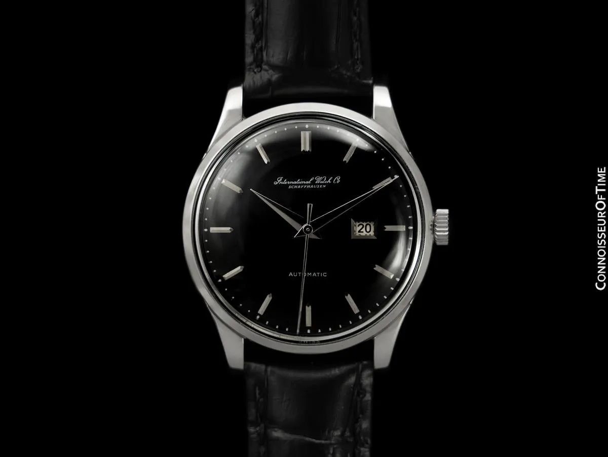 1963 IWC Vintage Mens Fulls Size Watch, Cal. 8531 Automatic with Date - Stainless Steel