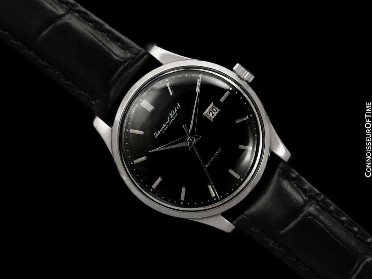 1963 IWC Vintage Mens Fulls Size Watch, Cal. 8531 Automatic with Date - Stainless Steel