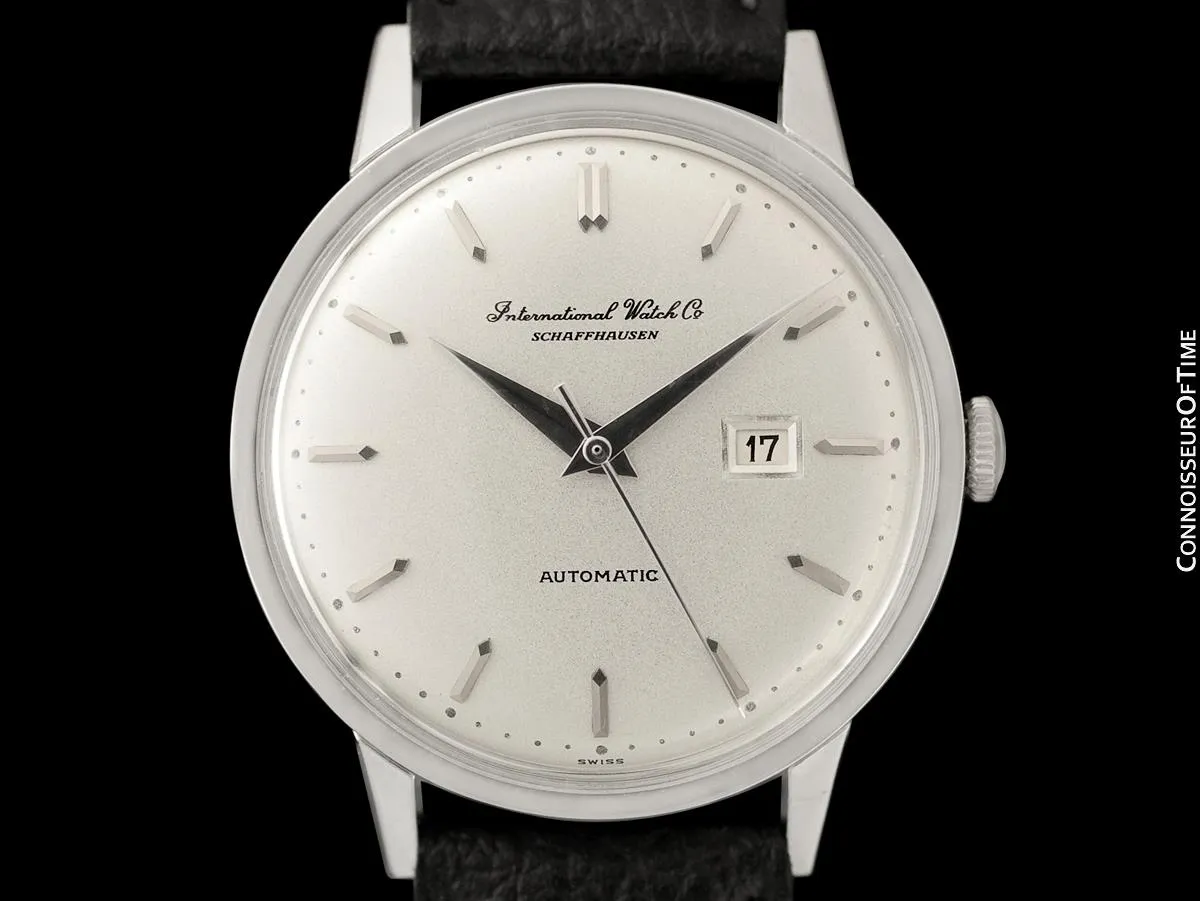 1963 IWC Vintage Mens Watch, Cal. 8531 Automatic with Date - Platinum