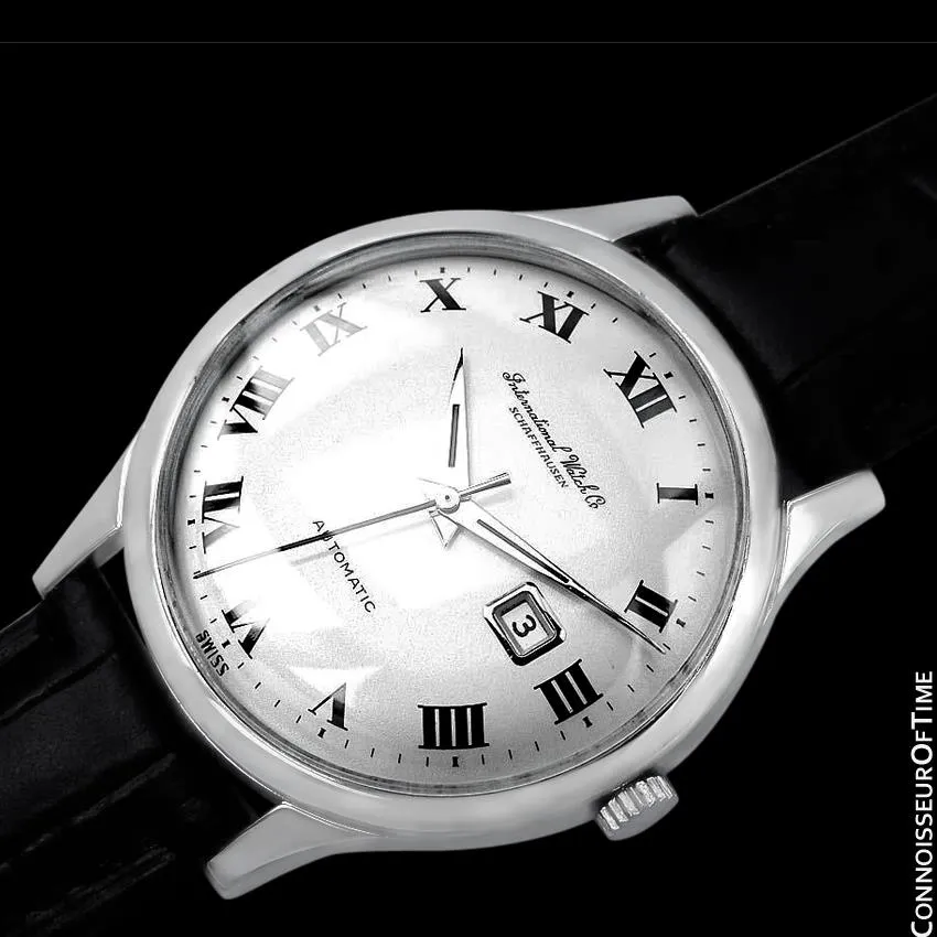 1963 IWC Vintage Mens Watch, Cal. 8531 Automatic with Date - Stainless Steel