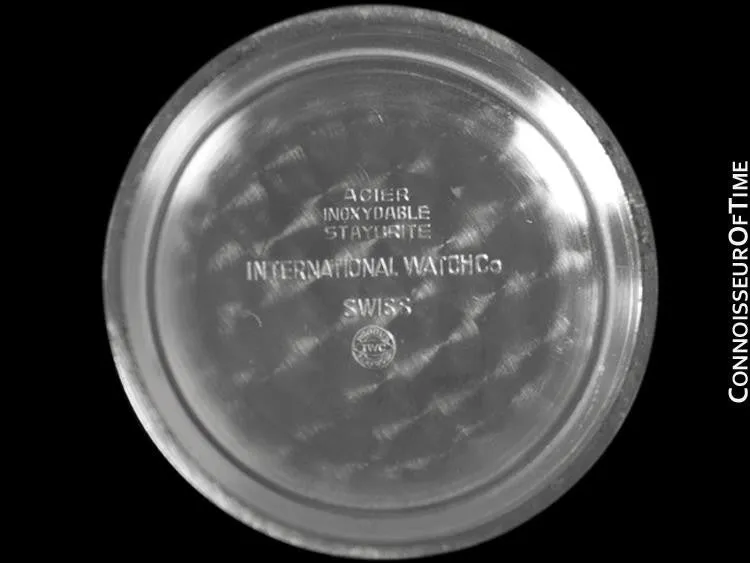 1963 IWC Vintage Mens Watch, Cal. 8531 Automatic with Date - Stainless Steel
