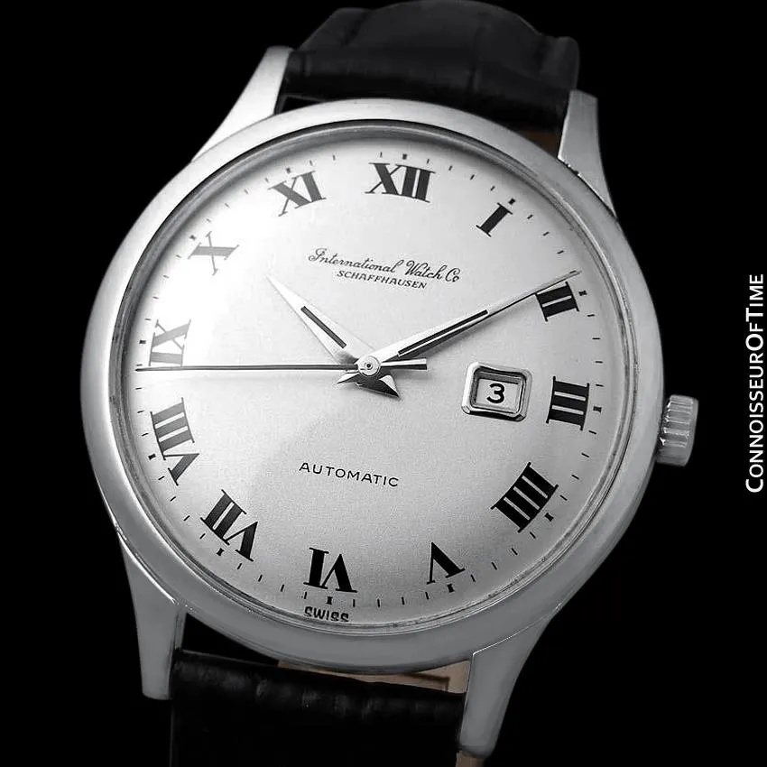1963 IWC Vintage Mens Watch, Cal. 8531 Automatic with Date - Stainless Steel