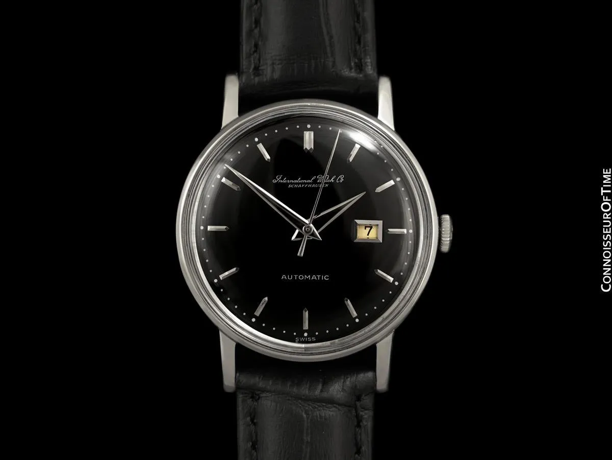 1963 IWC Vintage Mens Watch, Cal. 8531 Automatic with Date - Stainless Steel