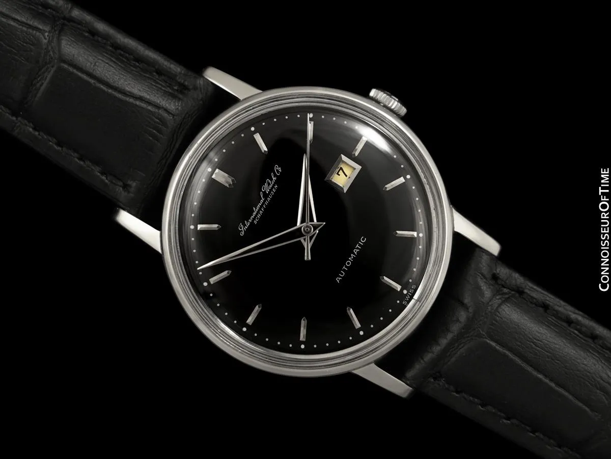 1963 IWC Vintage Mens Watch, Cal. 8531 Automatic with Date - Stainless Steel