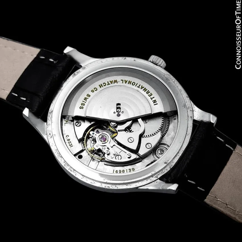 1963 IWC Vintage Mens Watch, Cal. 8531 Automatic with Date - Stainless Steel