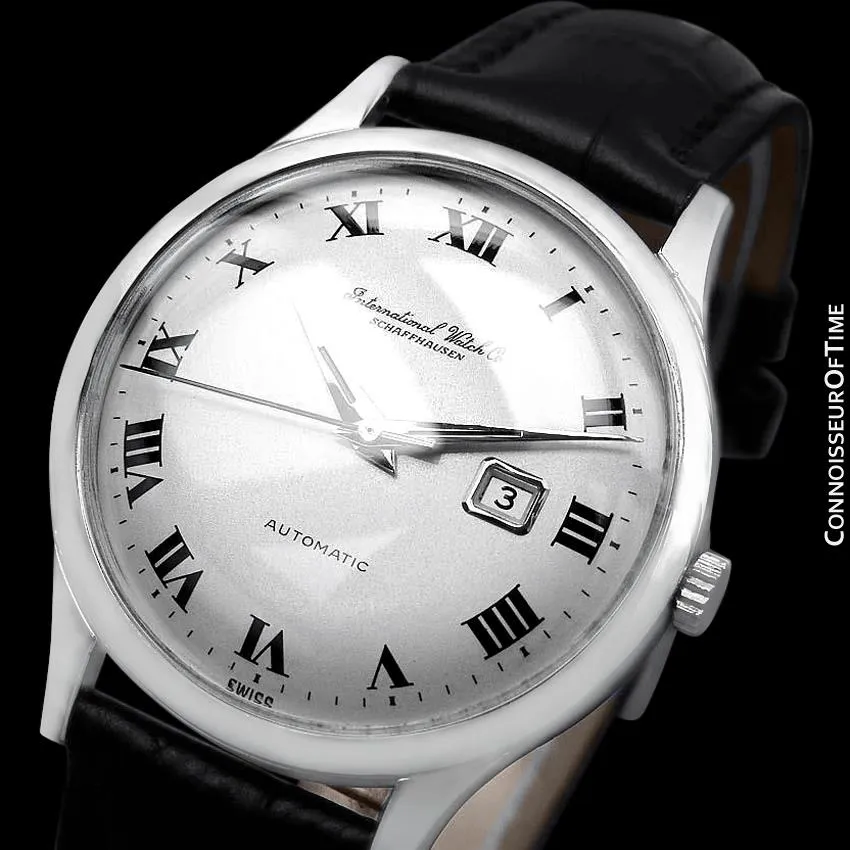 1963 IWC Vintage Mens Watch, Cal. 8531 Automatic with Date - Stainless Steel