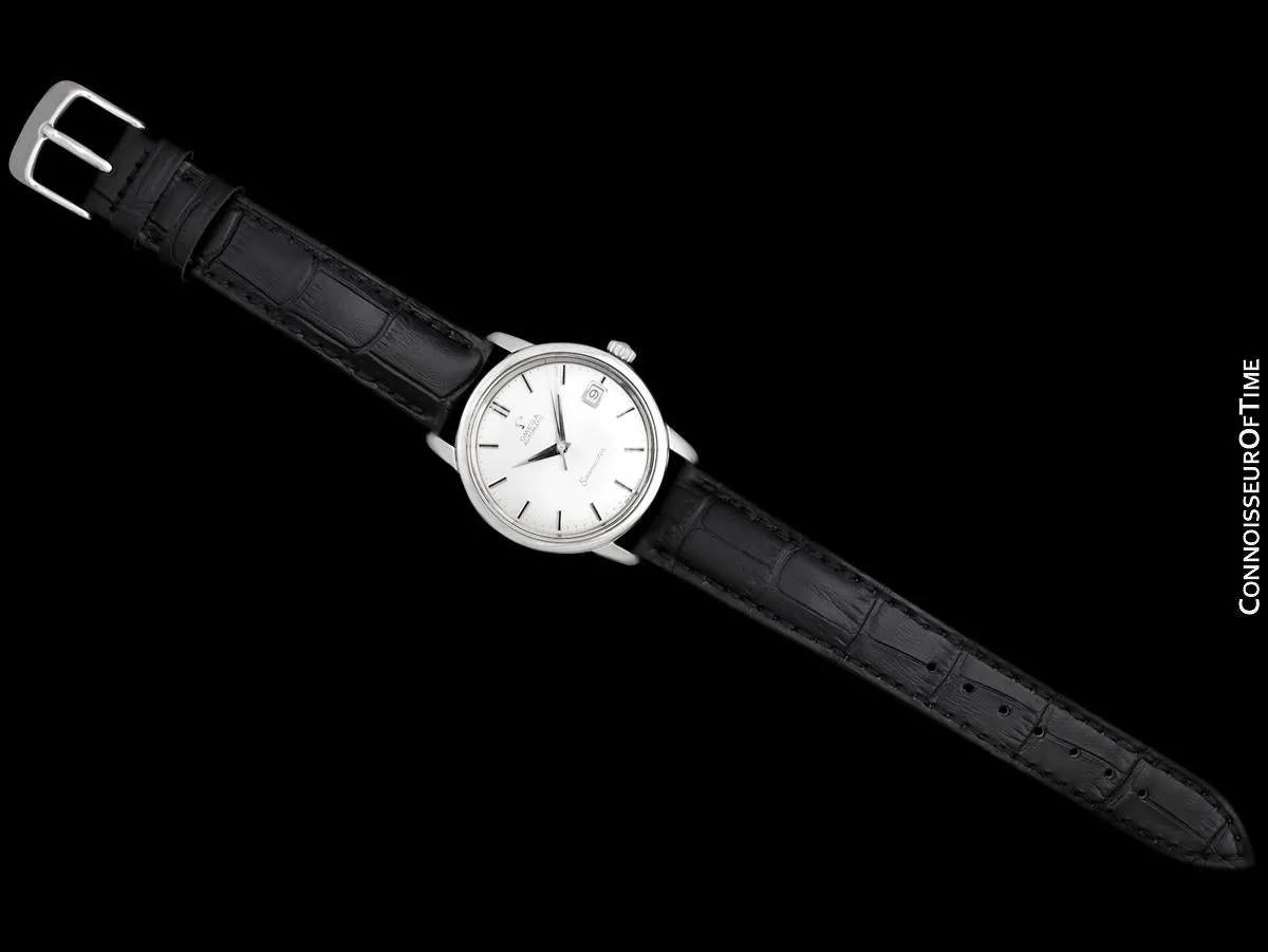 1965 Omega Seamaster Mens Vintage Full Size Watch with 562 Movement, Automatic, Date - Stainless Steel