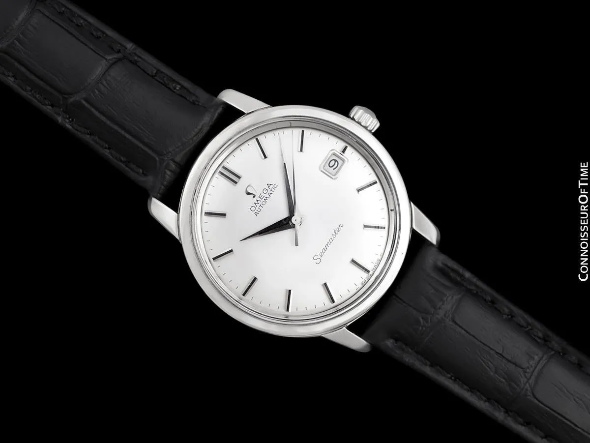 1965 Omega Seamaster Mens Vintage Full Size Watch with 562 Movement, Automatic, Date - Stainless Steel