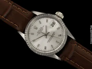 1967 Rolex Datejust (President) Ladies Vintage Watch with Silver Dial - 18K White Gold