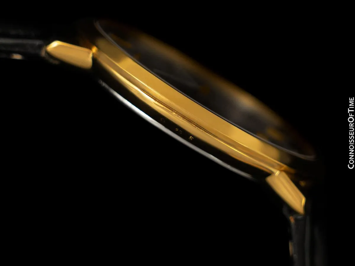 1968 Omega Vintage De Ville Mens Full Size Automatic Watch - 18K Gold Plated & Stainless Steel