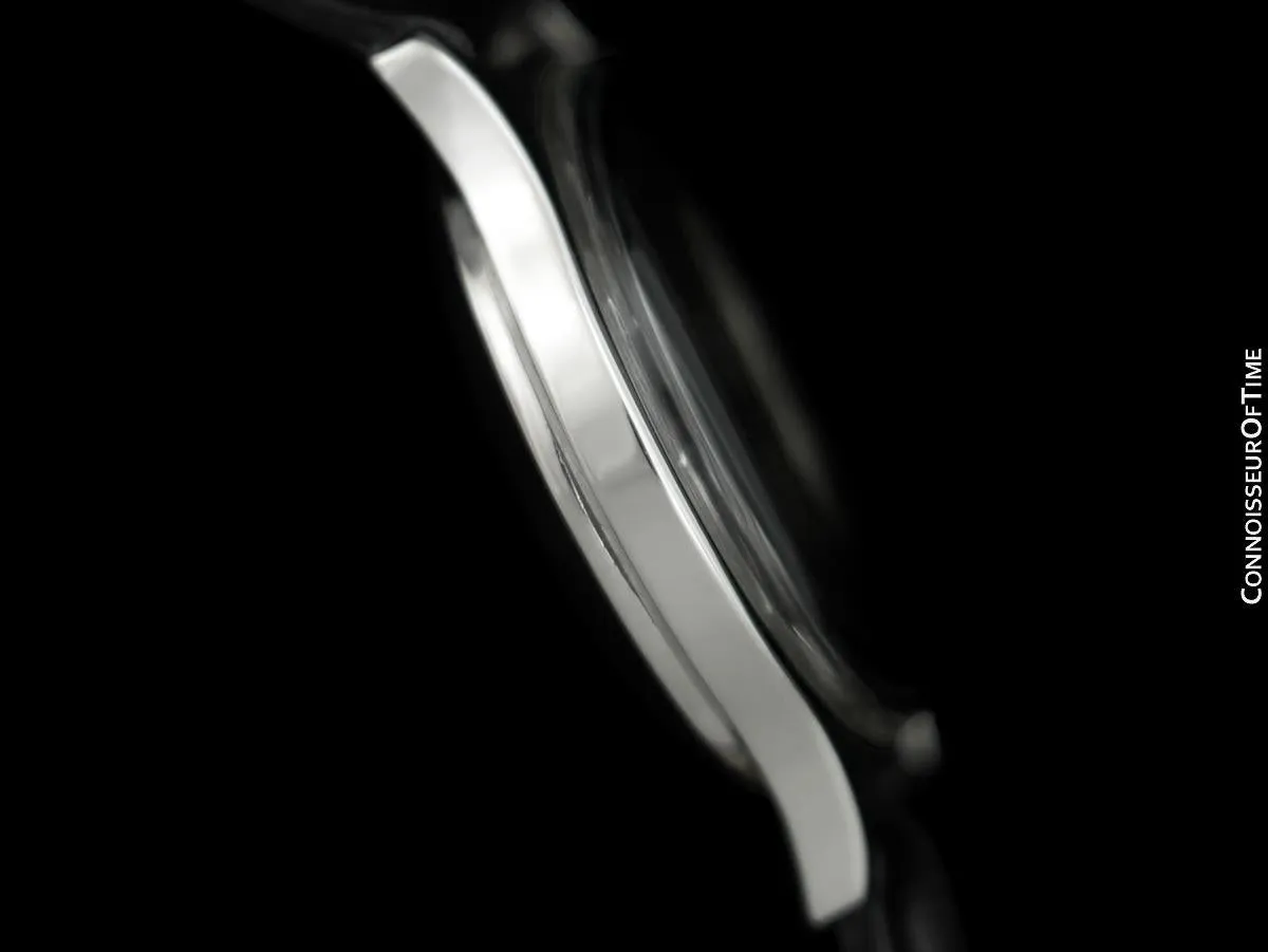 1970 Omega De Ville Vintage Mens Automatic Black Dial Watch - Stainless Steel