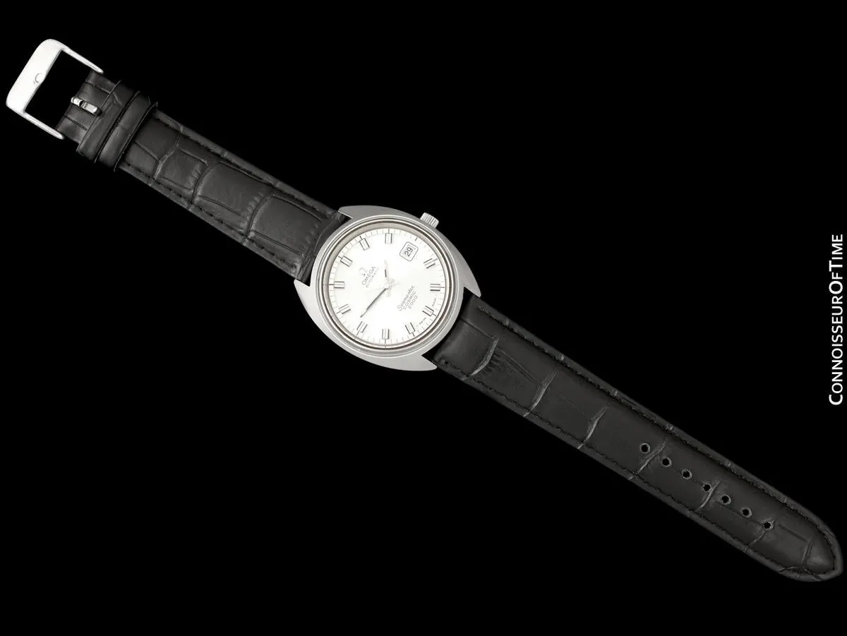 1970's Omega Seamaster Cosmic 2000 Vintage Retro Mens Dive Watch, Date - Stainless Steel
