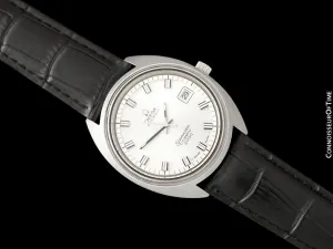 1970's Omega Seamaster Cosmic 2000 Vintage Retro Mens Dive Watch, Date - Stainless Steel
