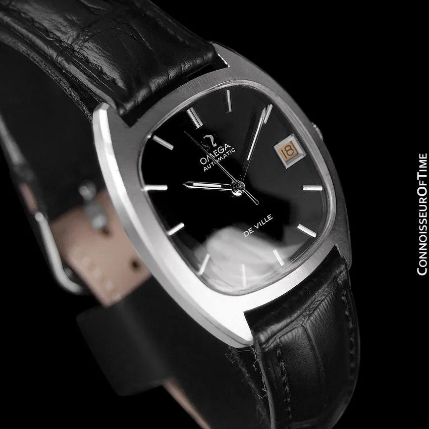 1971 Omega De Ville Vintage Mens Automatic Dress Watch - Stainless Steel
