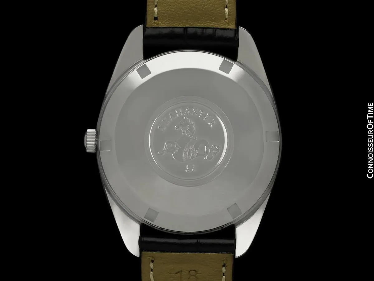 1971 Omega Seamaster Mens Vintage Watch with Automatic Cal. 565 Movement and Black Dial - Stainless Steel